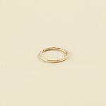 Thin ring MAAT - Golden - All jewellery  | Agatha