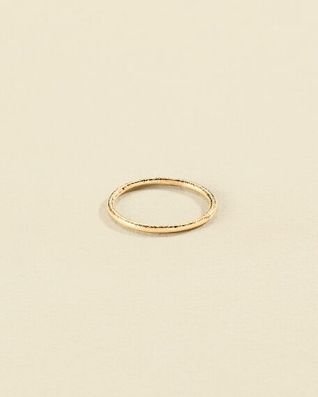 Thin ring MAAT - Golden - All jewellery  | Agatha