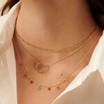 Choker necklace BELOVED - Multicolor / Gold - All jewellery  | Agatha
