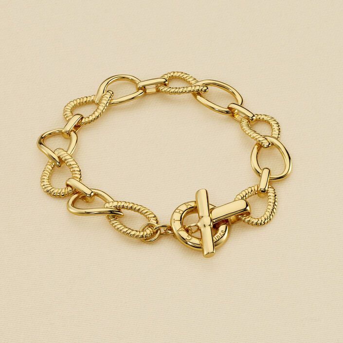 Link bracelet HARMONIE - Golden - All bracelets  | Agatha
