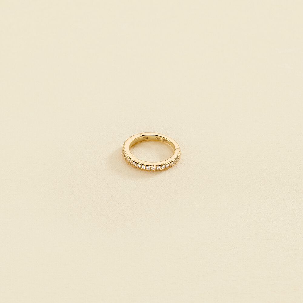 Diamond shop tragus hoop