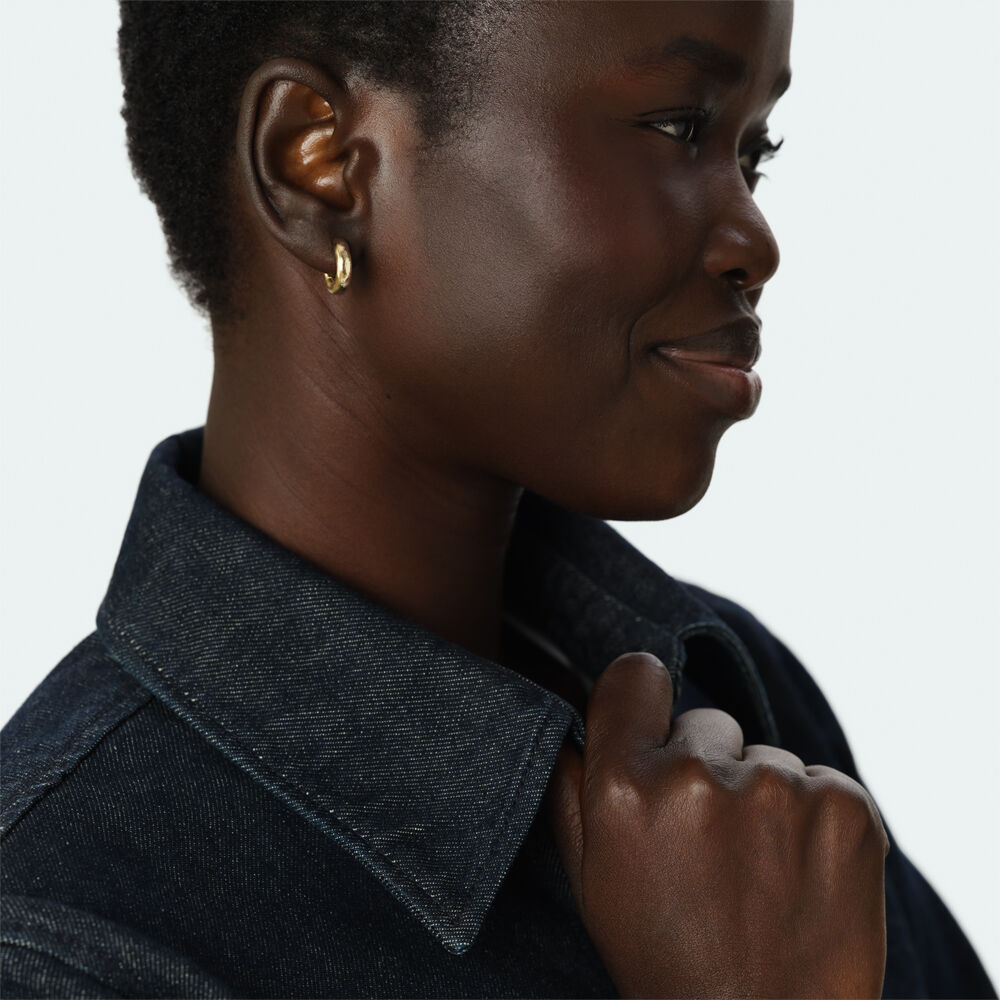 Hoops SORBONNE - Golden - Earrings  | Agatha