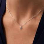 Choker necklace SPACEAG - Crystal / Silver - All jewellery  | Agatha