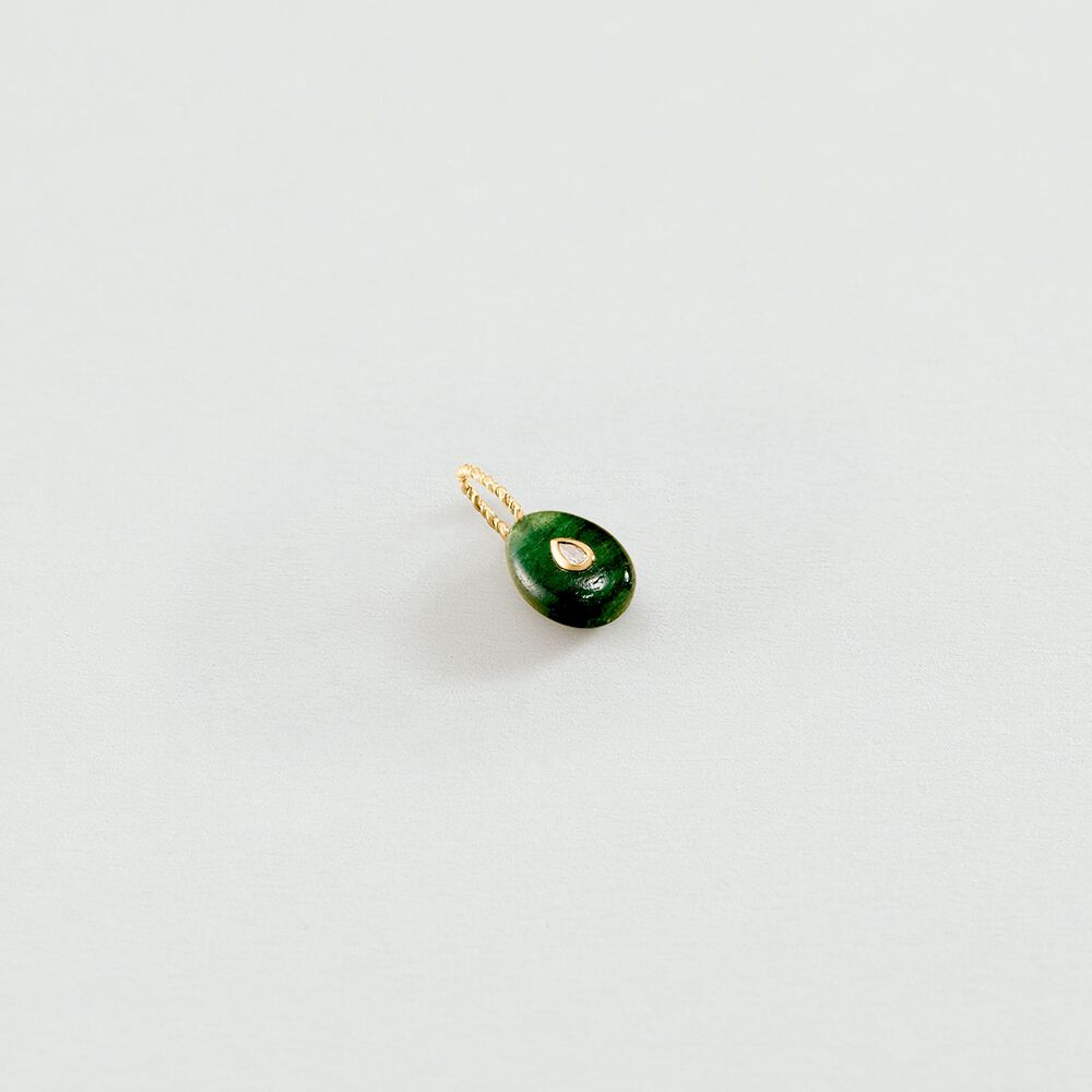 Pendant NATURAL STONE - Aventurine - Jewellery  | Agatha