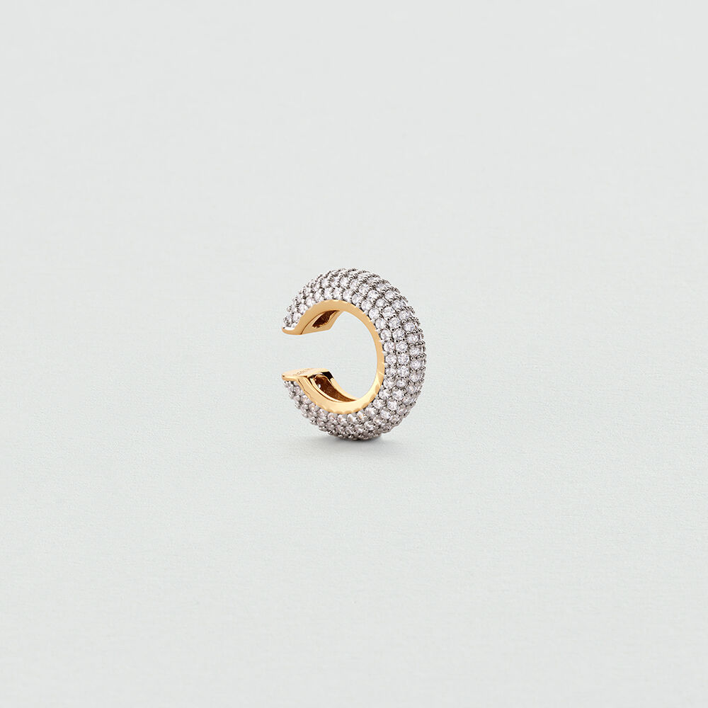 Ear cuff RIVOLI - Crystal / Golden - Ear cuff  | Agatha