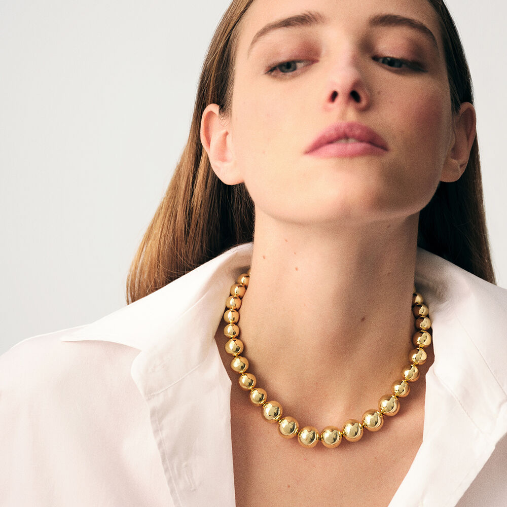 Choker necklace PALAIS ROYAL - Golden - Choker necklace  | Agatha