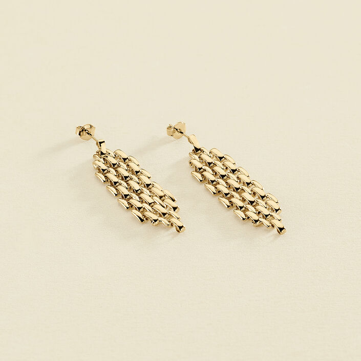 Long earrings MINUIT - Golden - All earings  | Agatha