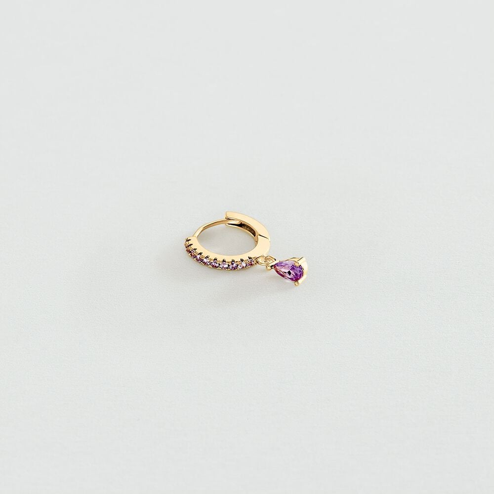 Hoop piercing RADIOSA - Lilac - Hoop piercing  | Agatha