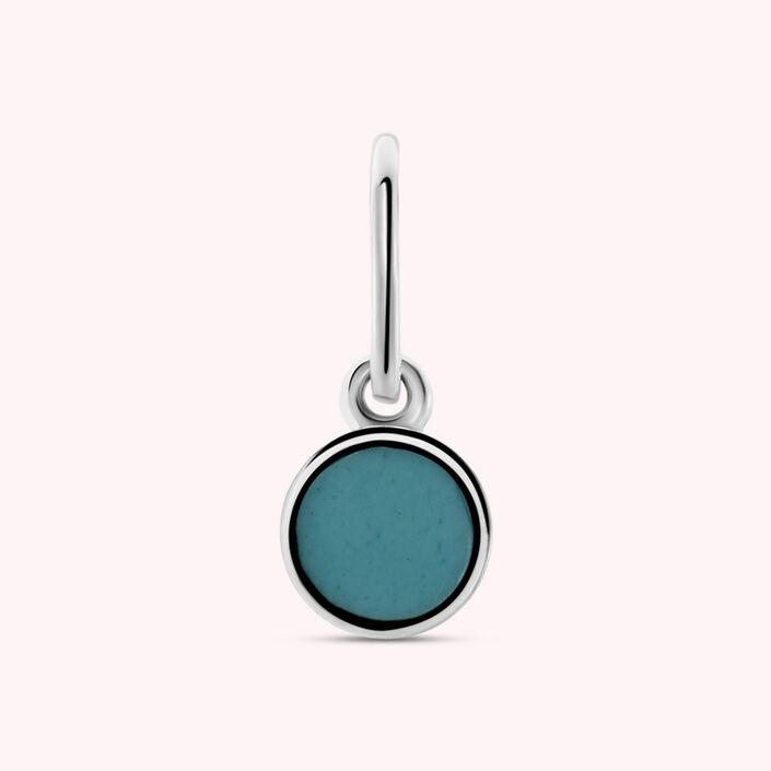 Pendant ROND - Turquoise - All jewellery  | Agatha