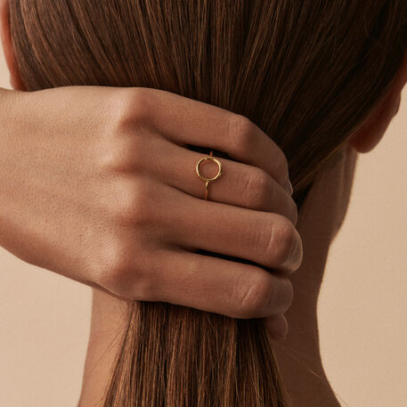 Thin ring PHILRING - Golden - All jewellery  | Agatha
