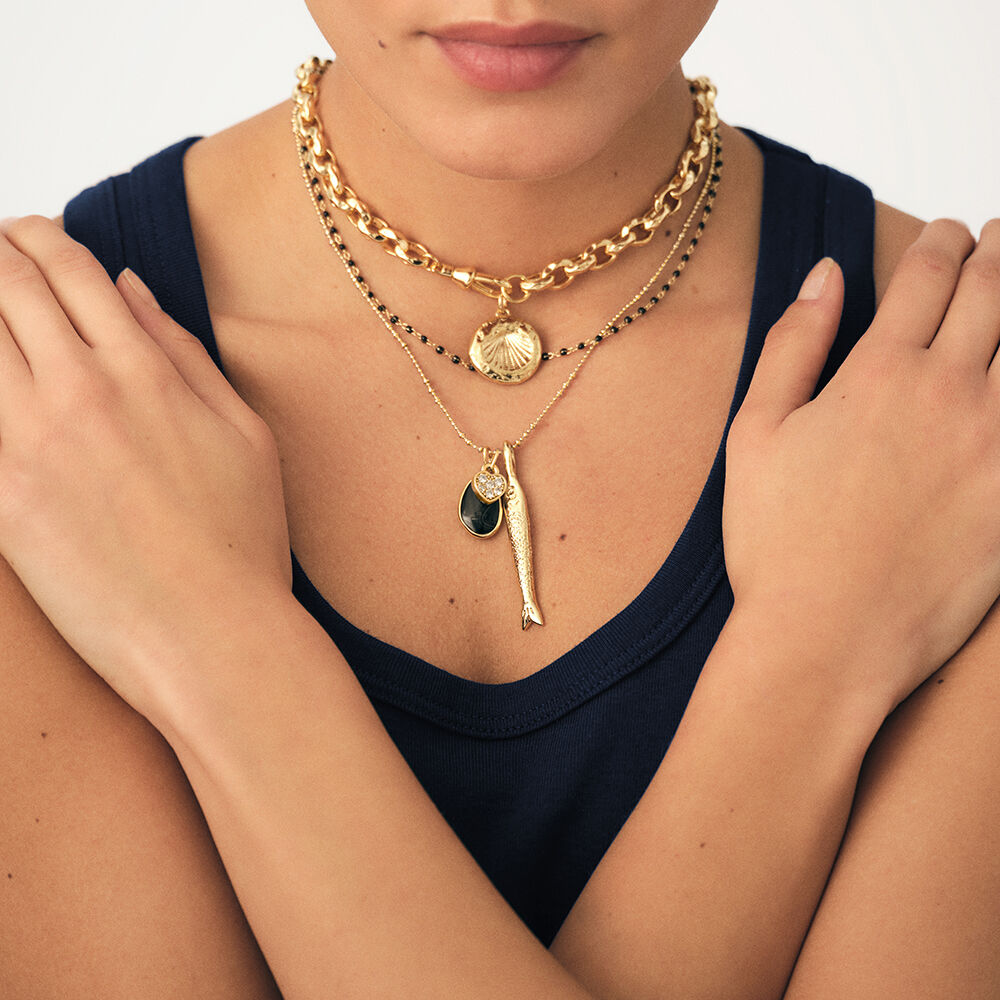 Pendant SHELL - Golden - All Talismans  | Agatha