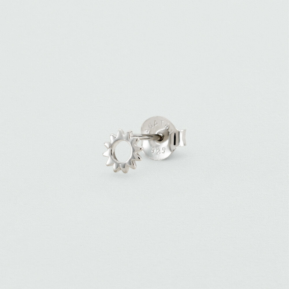 Piercing stud MINI SOL - Silver - Piercings  | Agatha