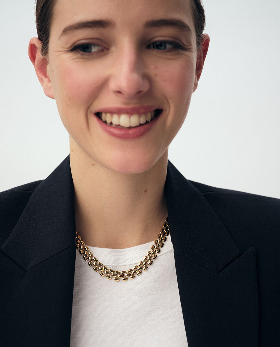 Choker necklace MINUIT - Golden - Choker necklace  | Agatha