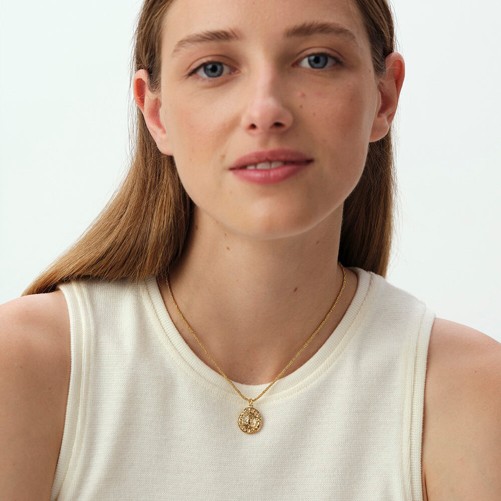 Mid-length necklace PONT DES ARTS - Golden - Atelier parisien  | Agatha