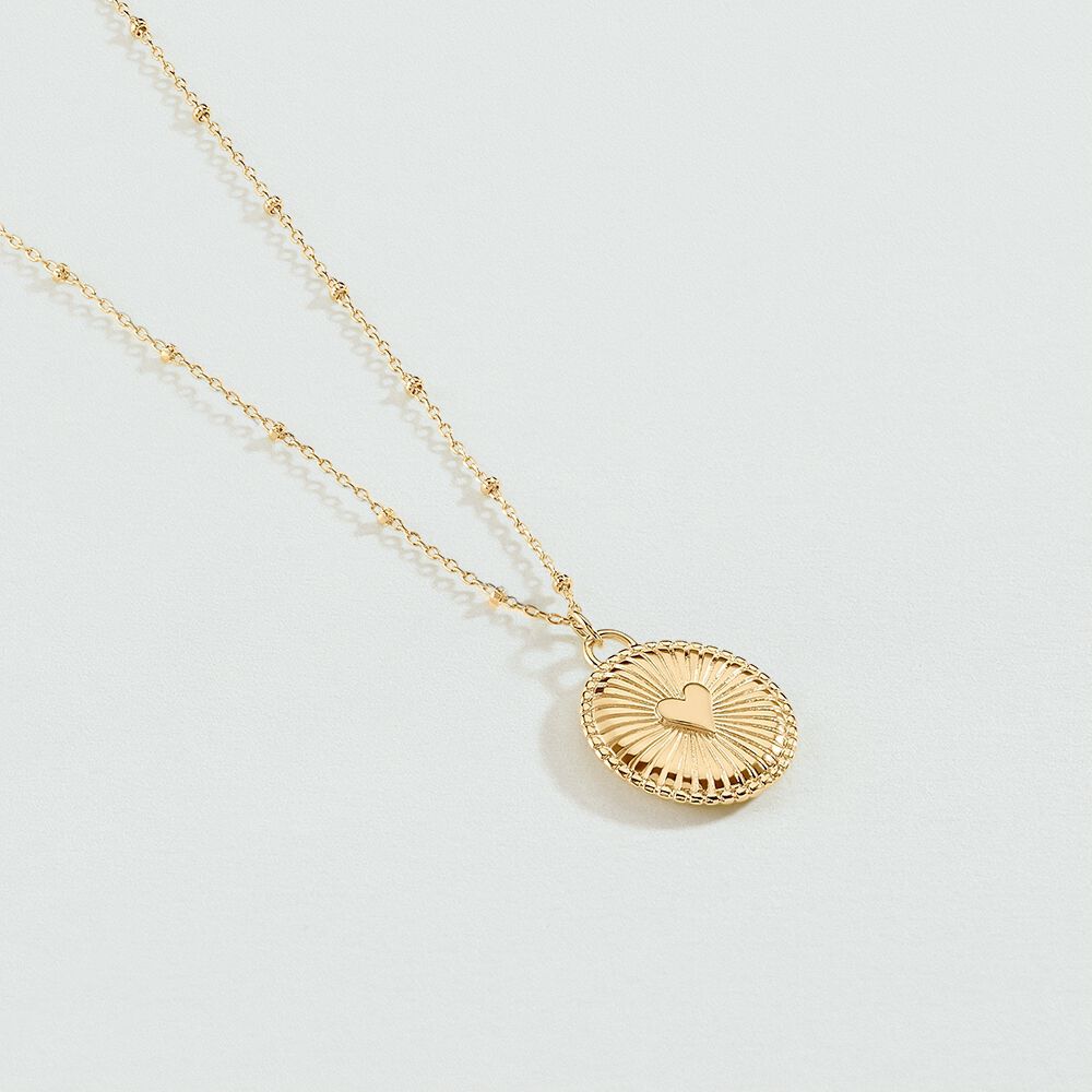 Mid-length necklace APOLINE - Golden - Jewellery  | Agatha