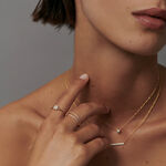 Choker necklace BRILLANT - Crystal / Golden