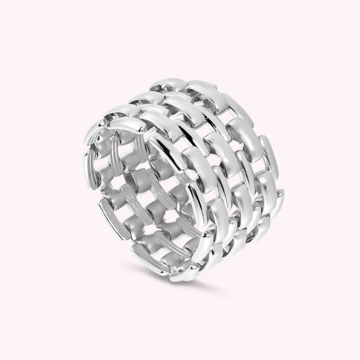 Large ring MINUIT - Silver - All jewellery  | Agatha