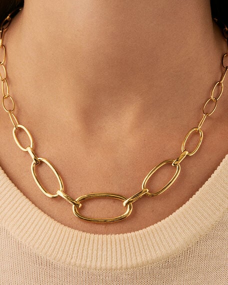 Choker necklace CHAIN - Golden - All jewellery  | Agatha