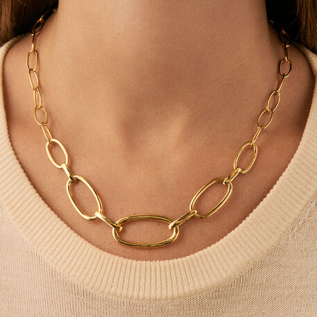 Choker necklace CHAIN - Golden - All jewellery  | Agatha