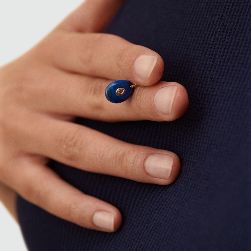Pendant NATURAL STONE - Lapis - Jewellery  | Agatha