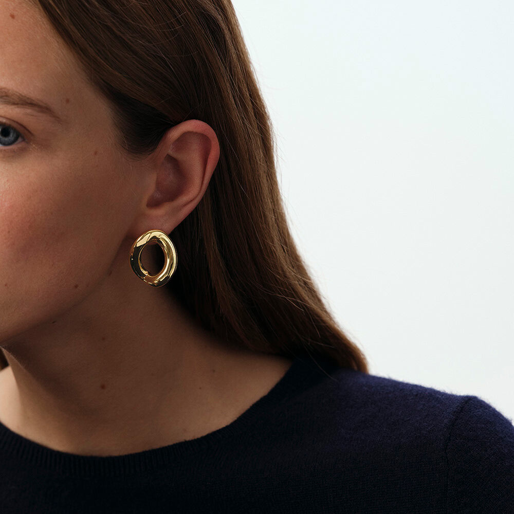 Long earrings REAUMUR - Golden - Earrings  | Agatha