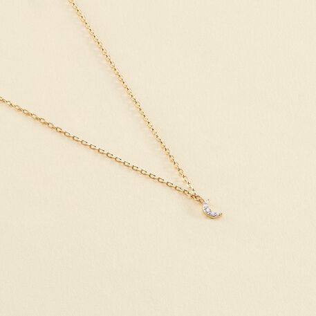 Choker necklace MAHINA - Crystal / Golden - All jewellery  | Agatha
