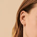 Hoops AUSTRAL - Crystal / Silver - All earings  | Agatha
