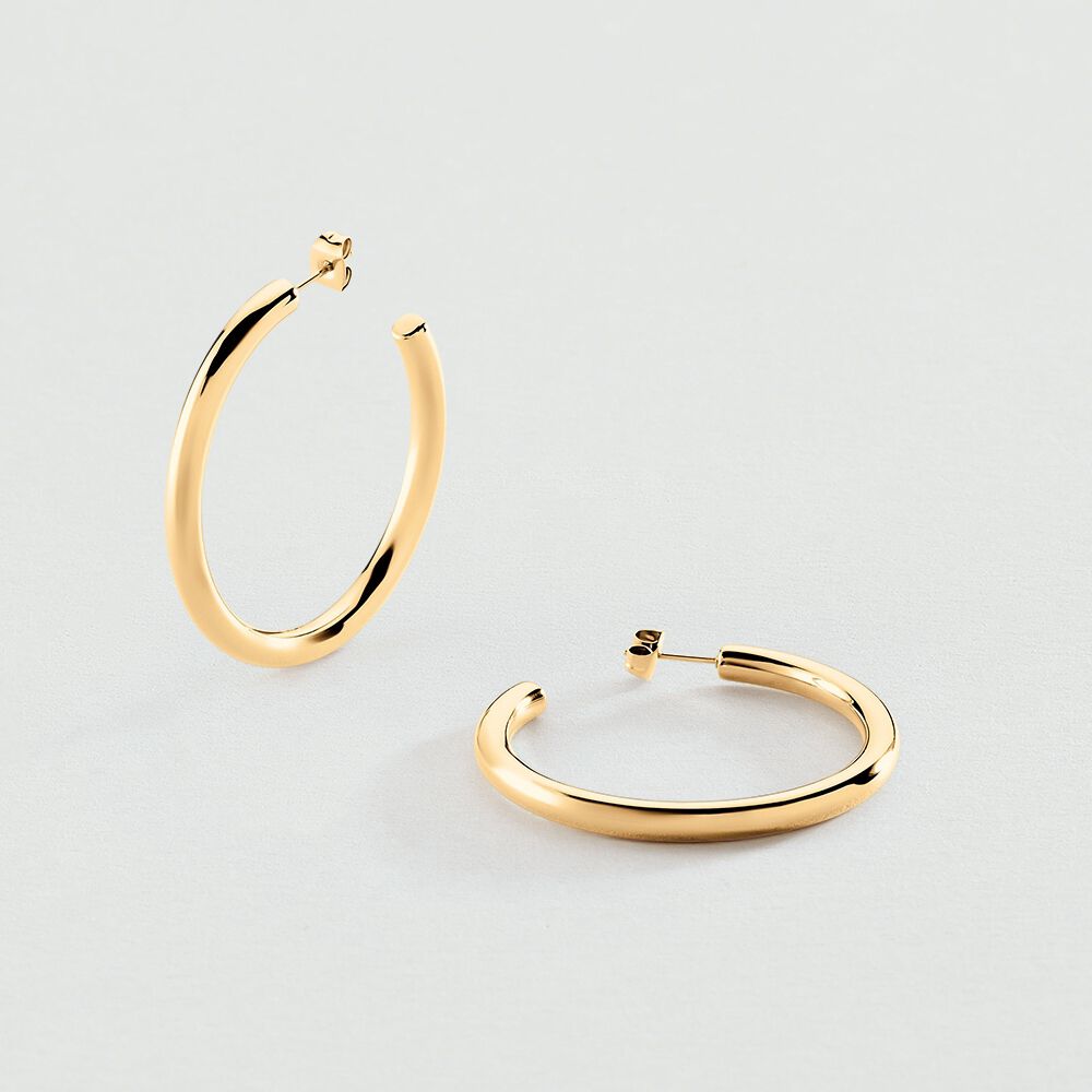 Hoops GIPSY - Golden - Earrings  | Agatha
