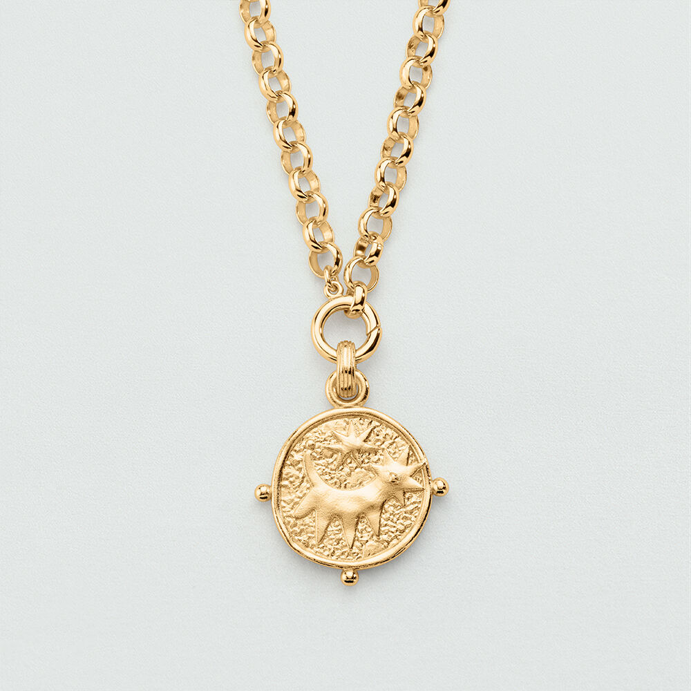 Long necklace PANGEA - Golden - Long necklace  | Agatha