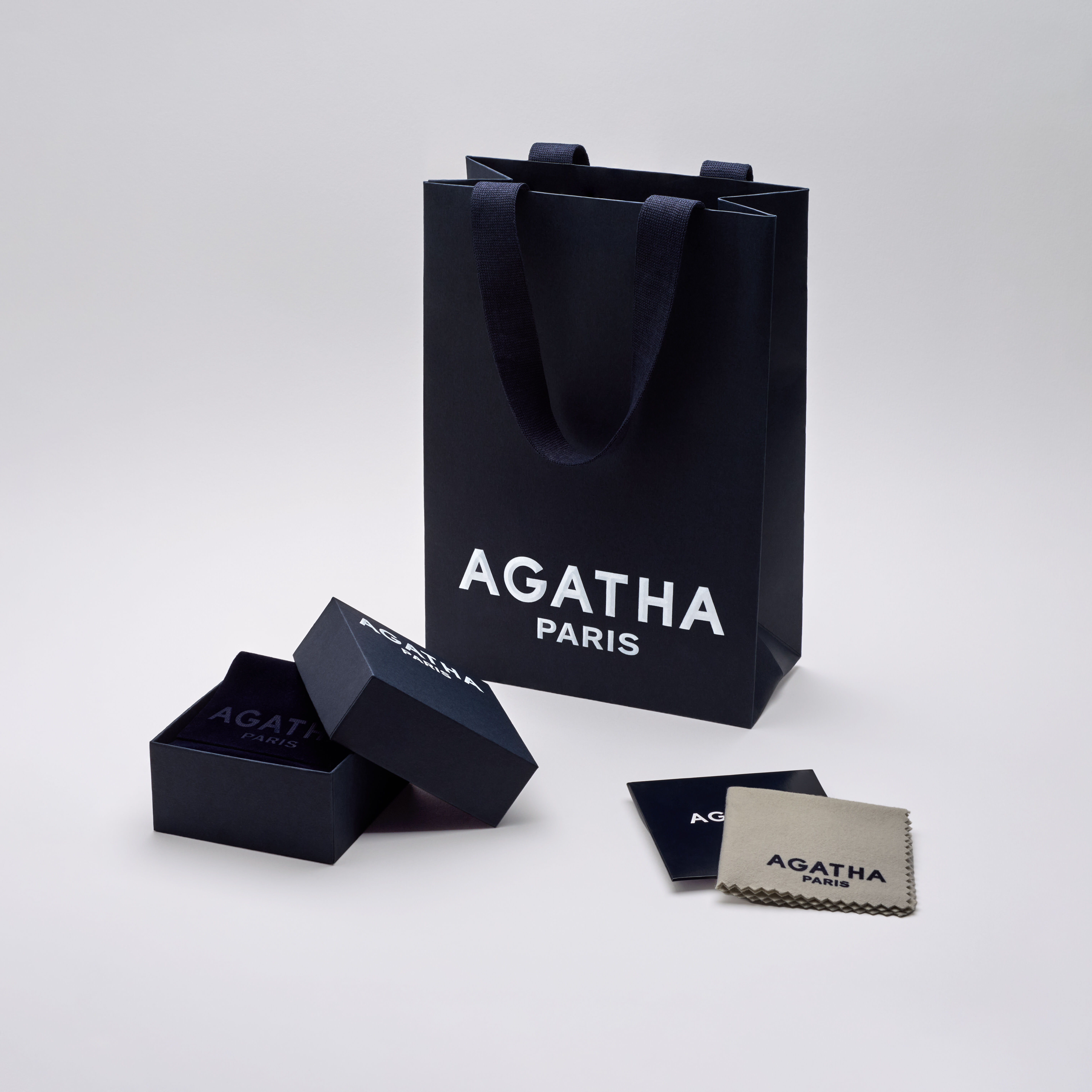 Packaging DIV1EXPKDO - Blue / White - Jewellery  | Agatha