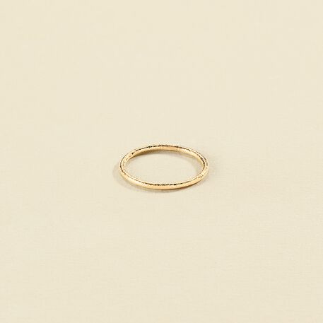 Thin ring GOLDEN - Golden - All jewellery  | Agatha