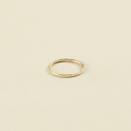 Thin ring GOLDEN - Golden - All jewellery  | Agatha