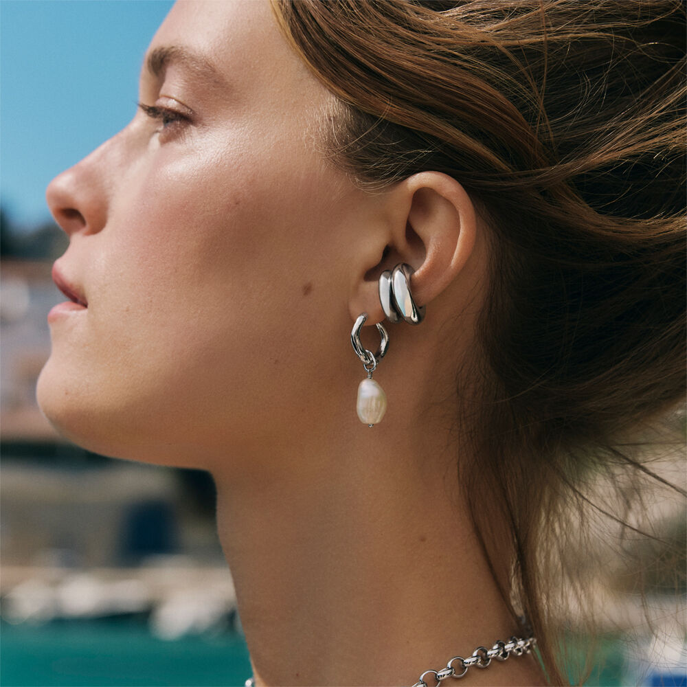 Ear cuff LEO - Silver - Ear cuff  | Agatha