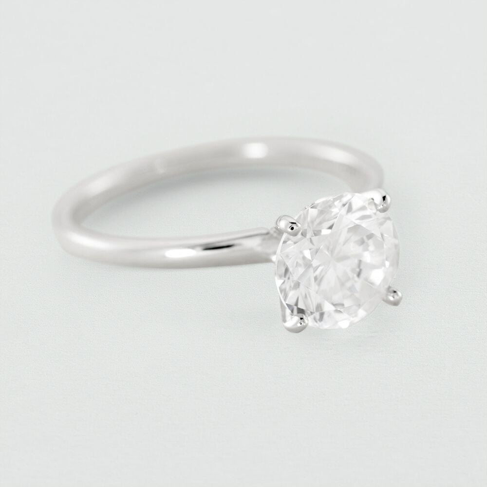 Thin ring DIAMS - Crystal / Silver - Outlet  | Agatha
