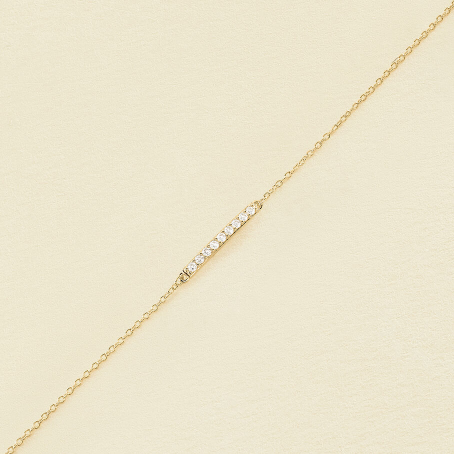 Link bracelet BARSHINE - Crystal / Gold