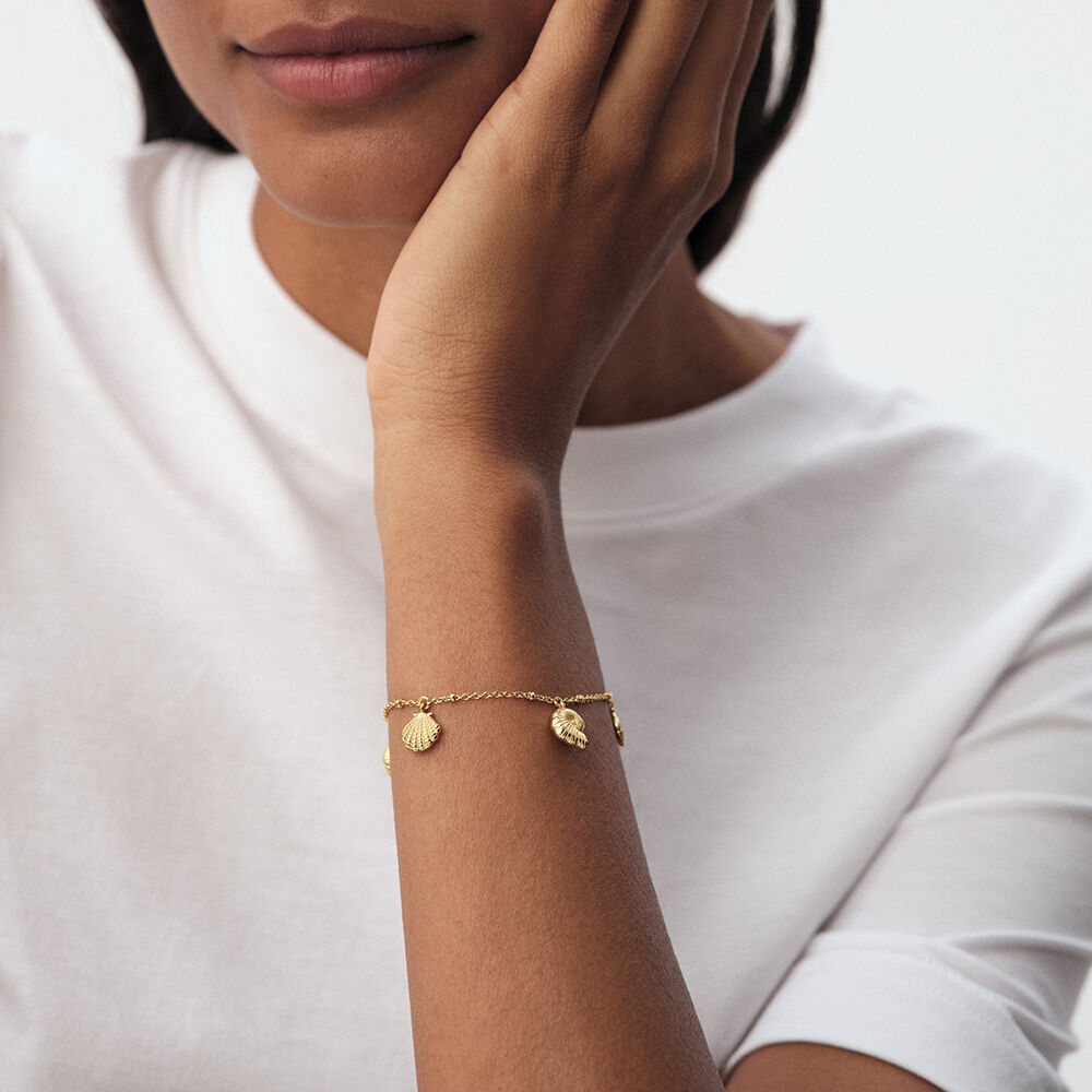 Link bracelet ILIOS - Golden - Bracelets  | Agatha