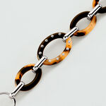 Link bracelet BOUCLE - Tortoise / Black - All jewellery  | Agatha