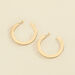 Hoops LINES - Golden - All earings  | Agatha