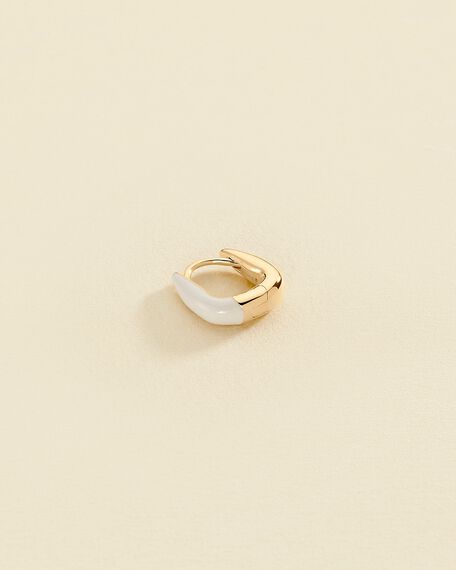 Hoop piercing SUZETTE - White / Gold - All jewellery  | Agatha