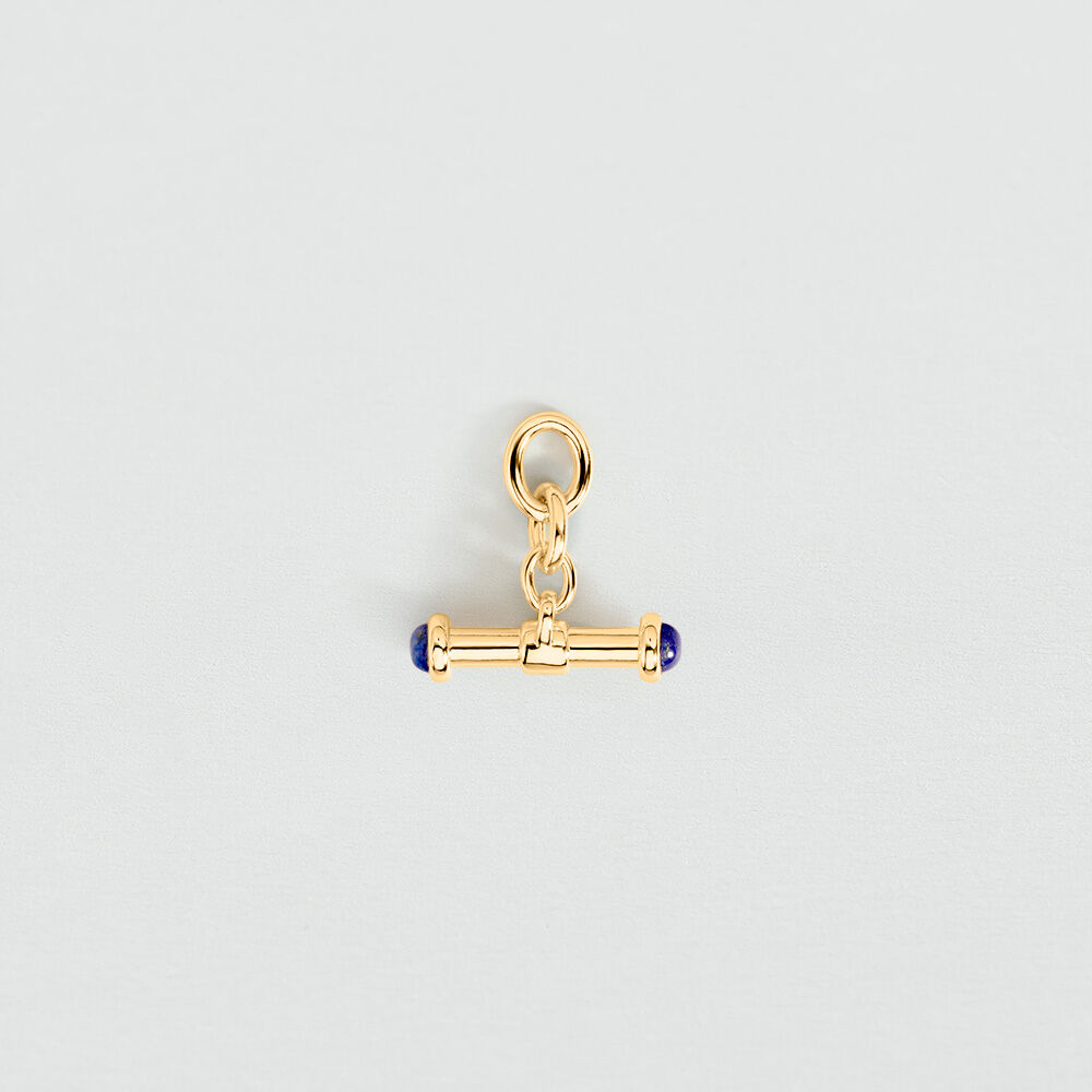 Pendant T-BAR - Blue / Gold - Jewellery  | Agatha