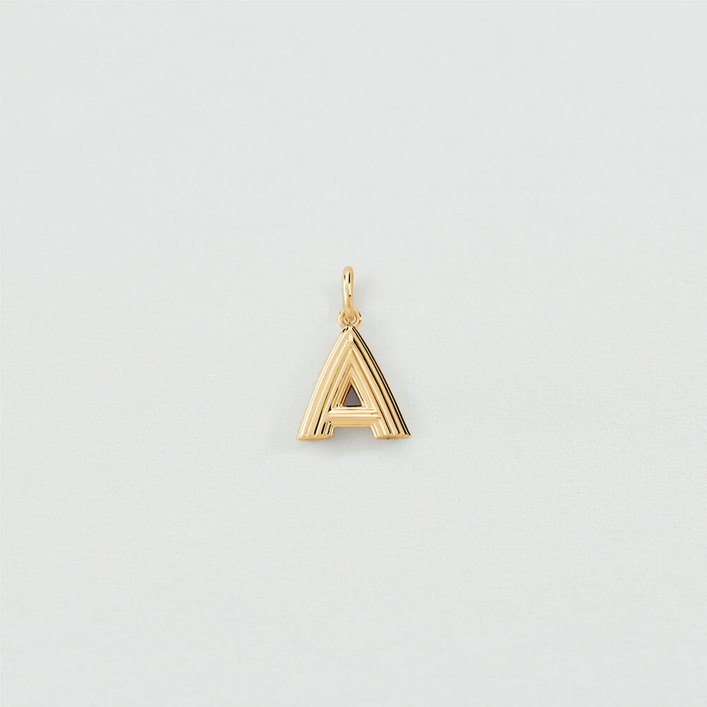 Pendant LETTER - Golden
