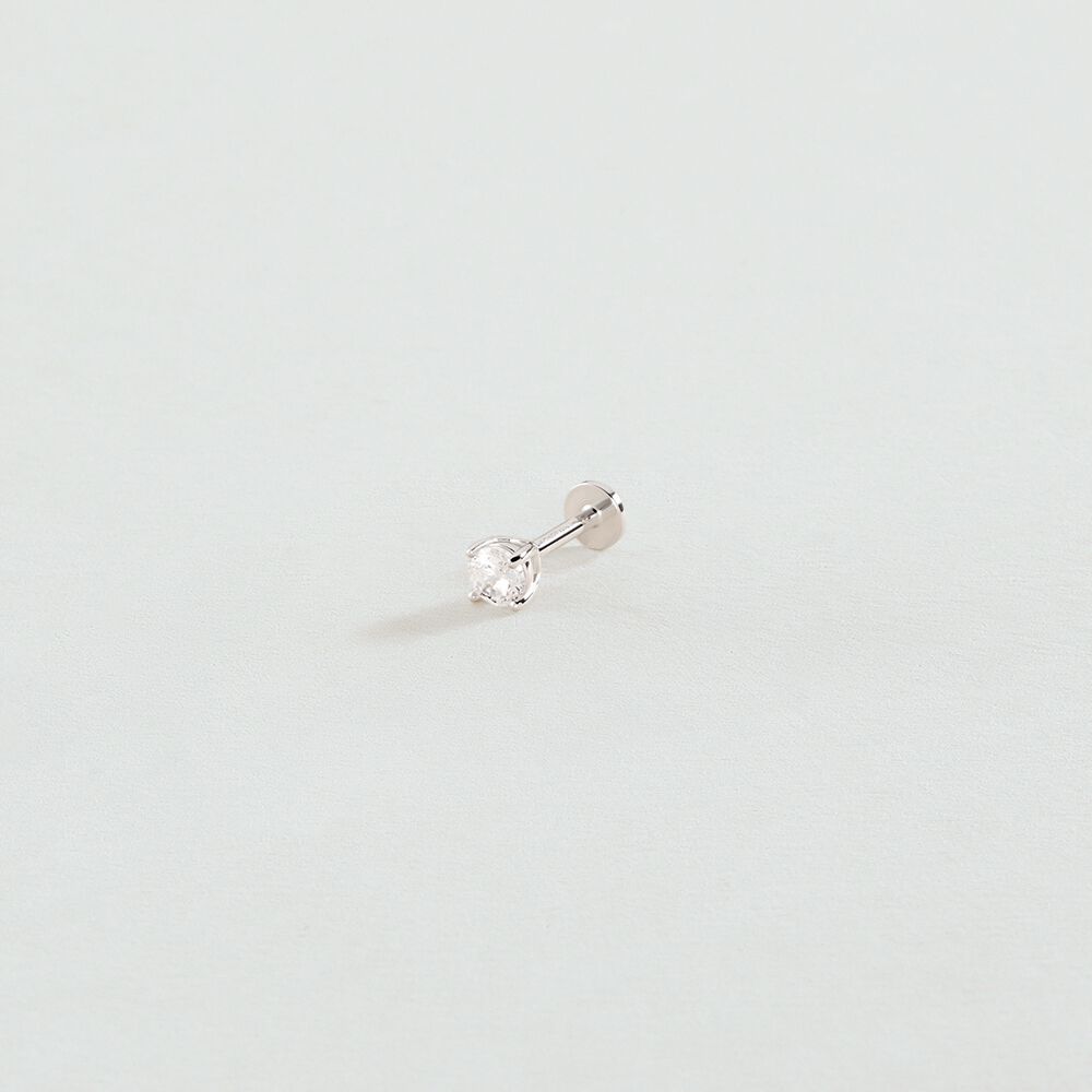 Piercing Helix & Tragus EAR3PAULA - Crystal / Silver - Jewellery  | Agatha
