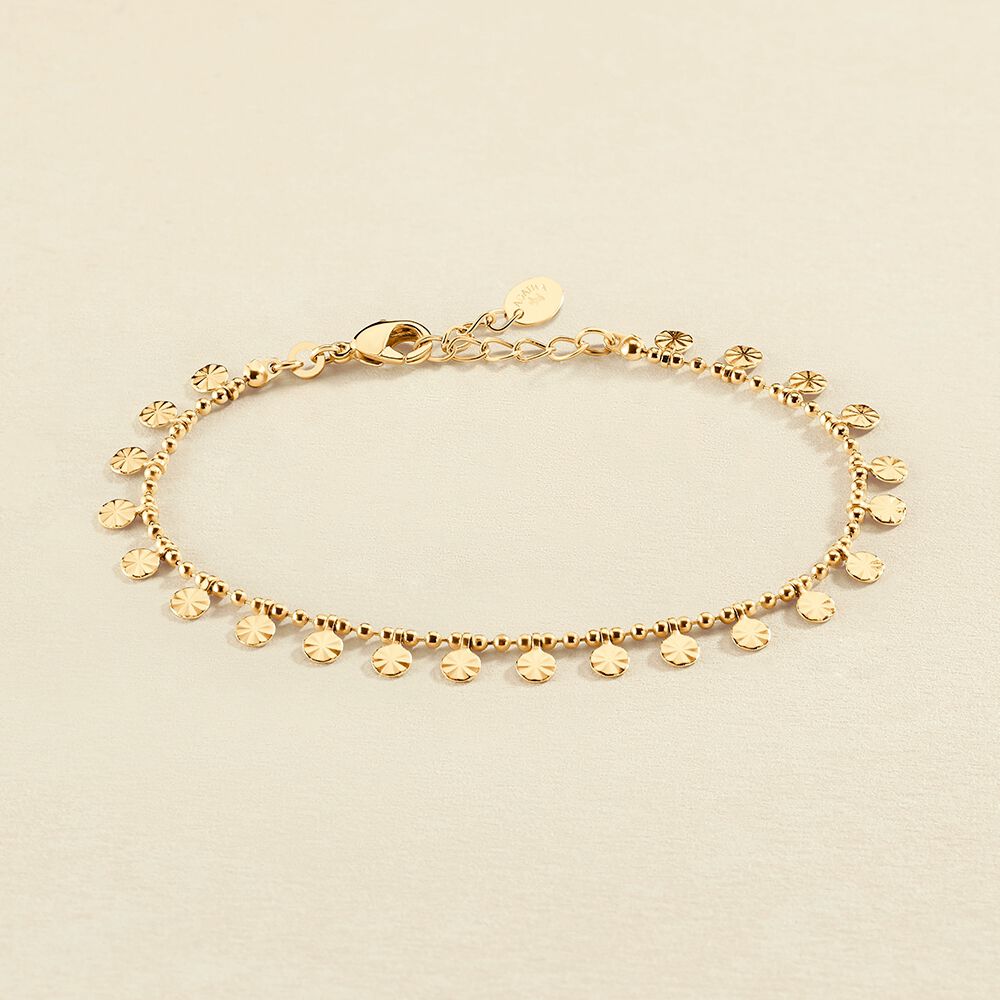 Link bracelet ARIEL - Crystal / Golden - All jewellery  | Agatha