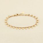 Link bracelet ARIEL - Crystal / Golden - All jewellery  | Agatha
