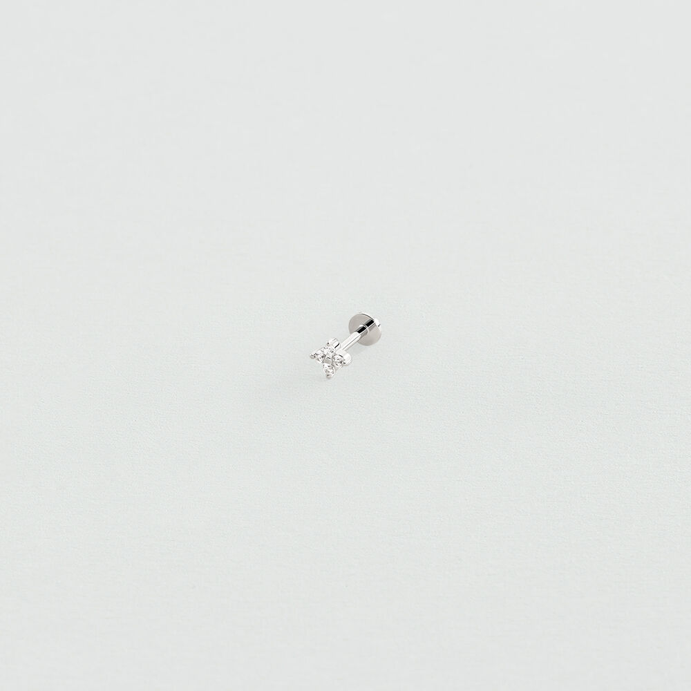 Piercing Helix & Tragus MIX & MATCH - Crystal / Silver - Genuine silver  | Agatha