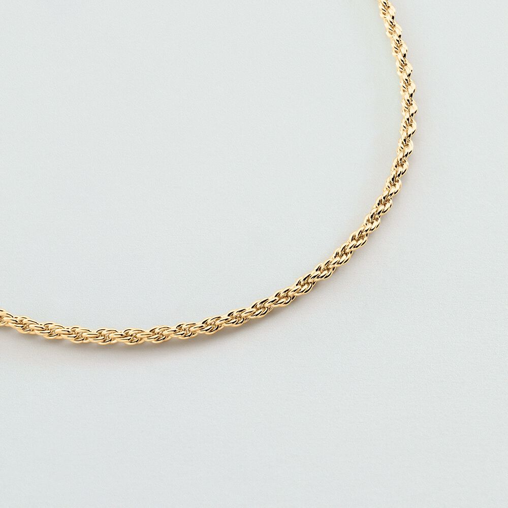 Mid-length necklace ROPE CHAIN - Golden - Jewellery  | Agatha