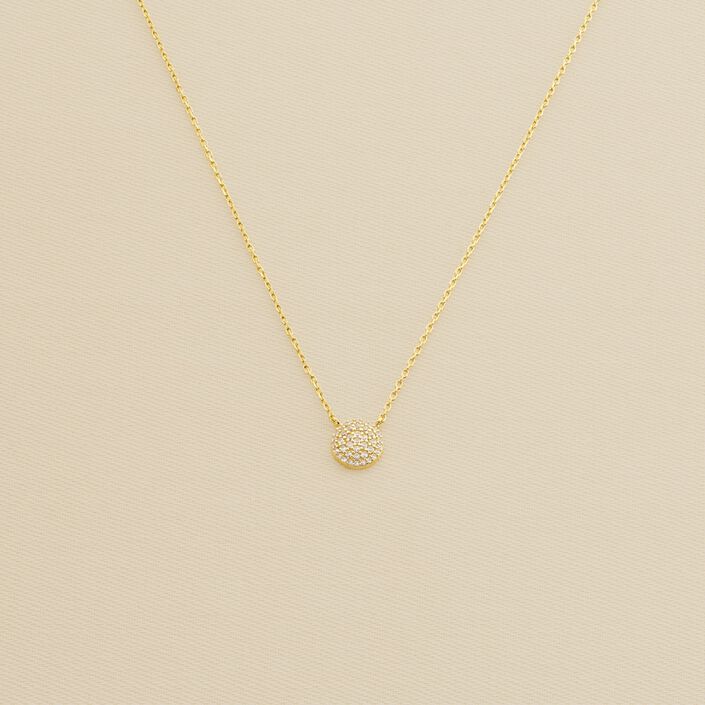 Choker necklace CRISTAL - Crystal / Gold - All jewellery  | Agatha