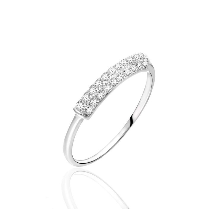 Thin ring PAVIA - Silver - All jewellery  | Agatha