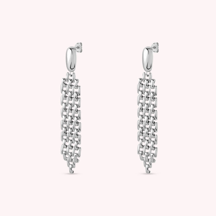 Long earrings MINUIT - Silver - All earings  | Agatha