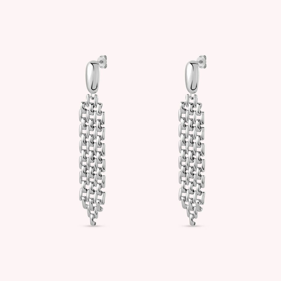 Long earrings MINUIT - Silver - All earings  | Agatha